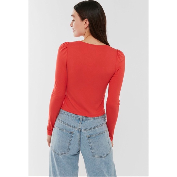 NWOT Urban Outfitters | Ring Long Sleeve Top M - Picture 3 of 5